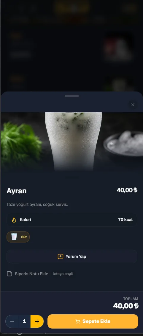 Sipariş Sepeti